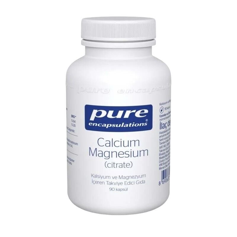 Pure Calcium Magnesium 90 Kapsül