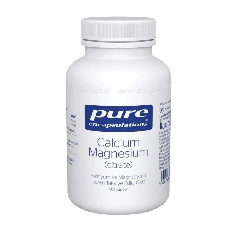 Pure Calcium Magnesium 90 Kapsül