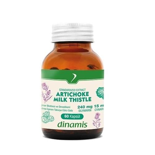 Dinamis Standardize Artichoke Milk Thistle 60 Kapsül