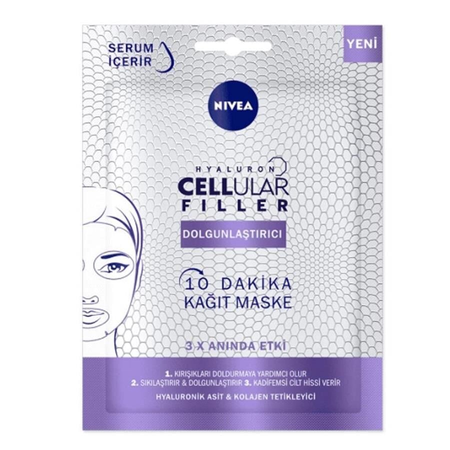 Nivea Celluar Filler Dolgunlaştırıcı 10 Dakika Kağıt Maske