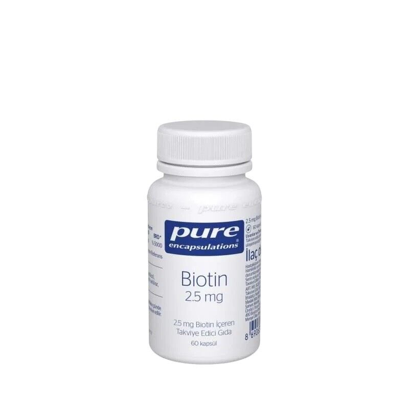 Pure Biotin 2.5 mg 60 Kapsül