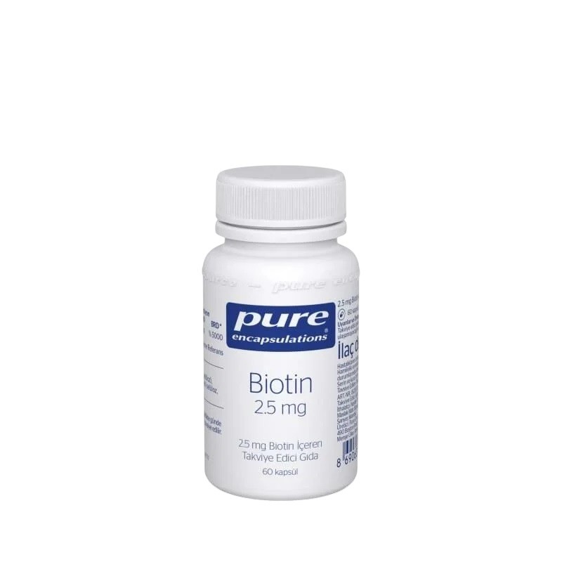 Pure Biotin 2.5 mg 60 Kapsül