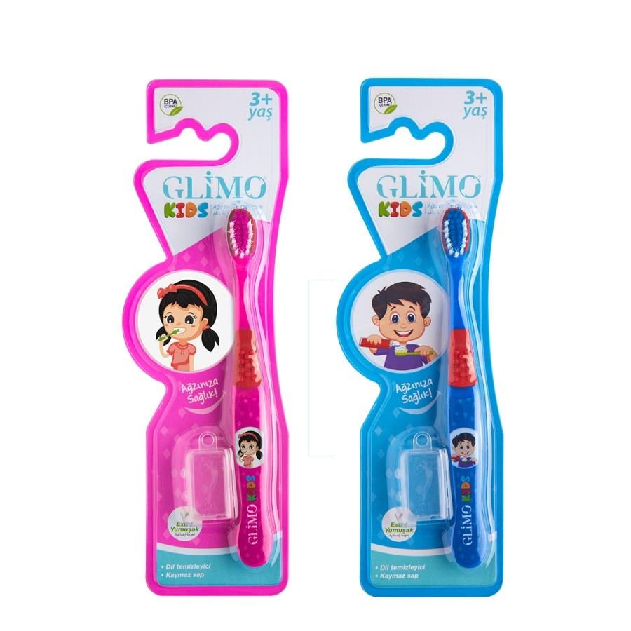 Glimo Kids Ağız Bakım Diş Fırçası 3+ Yaş