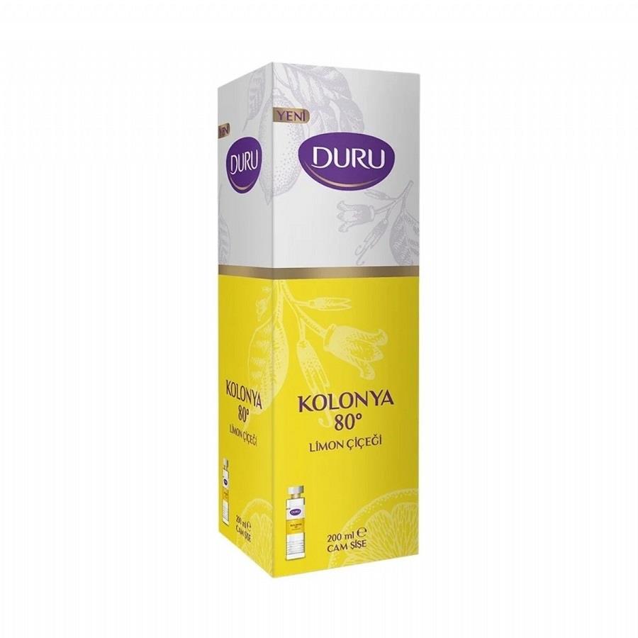 Duru Limon Cam Şişe Kolonya 200 Ml