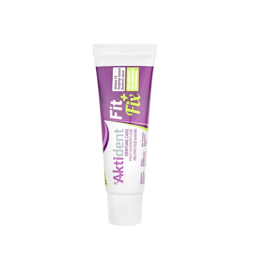 Aktident FIT+FIX Yapıştırıcı Krem 40 gr