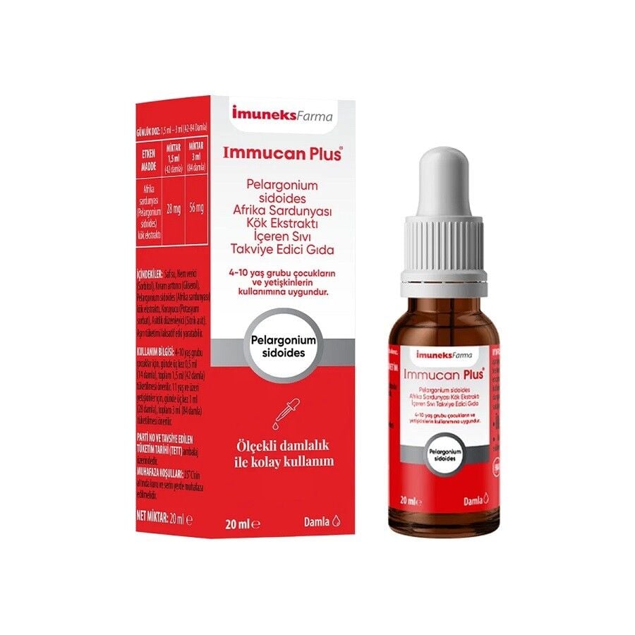 Imuneks Immucan Plus Damla 20 ml