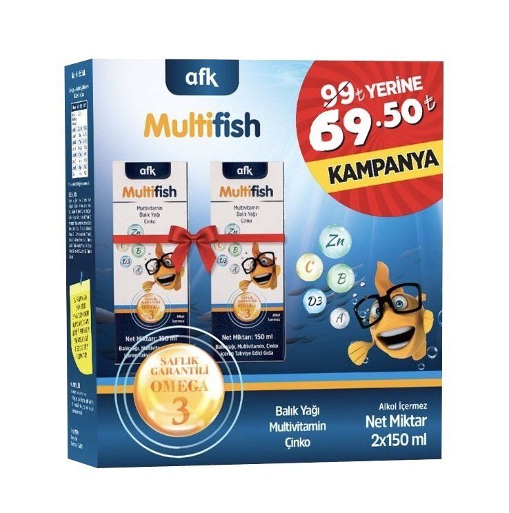 Multifish Şurup 150ml Kofre