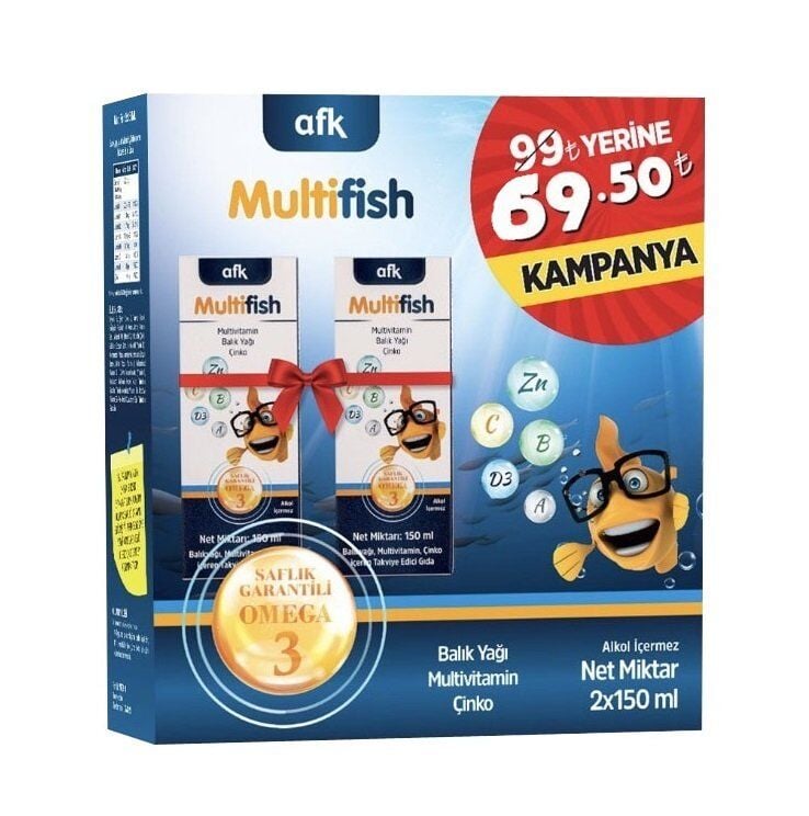 Multifish Şurup 150ml Kofre