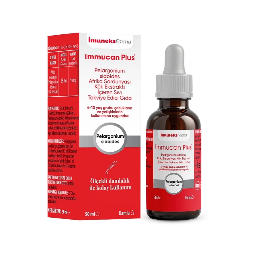 Imuneks Immucan Plus Damla 50 ml