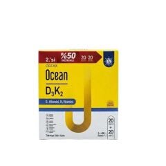 Ocean D3K2 Damla 20 ml 2 li Paket