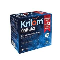 Krilom Omega-3 Astaksantin Soft Jel 100 Kapsül