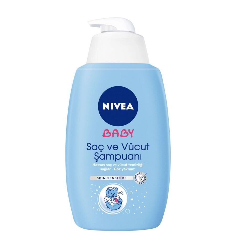 Nivea Baby 2'si 1 Arada Saç ve Vücut Şampuanı 500 ml