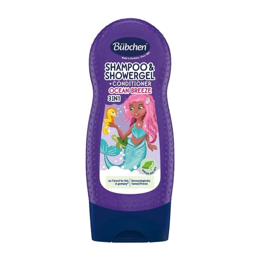 Bübchen Çocuk Şampuan Duş Jeli 3 in 1 Ocean Breeze 230 ml