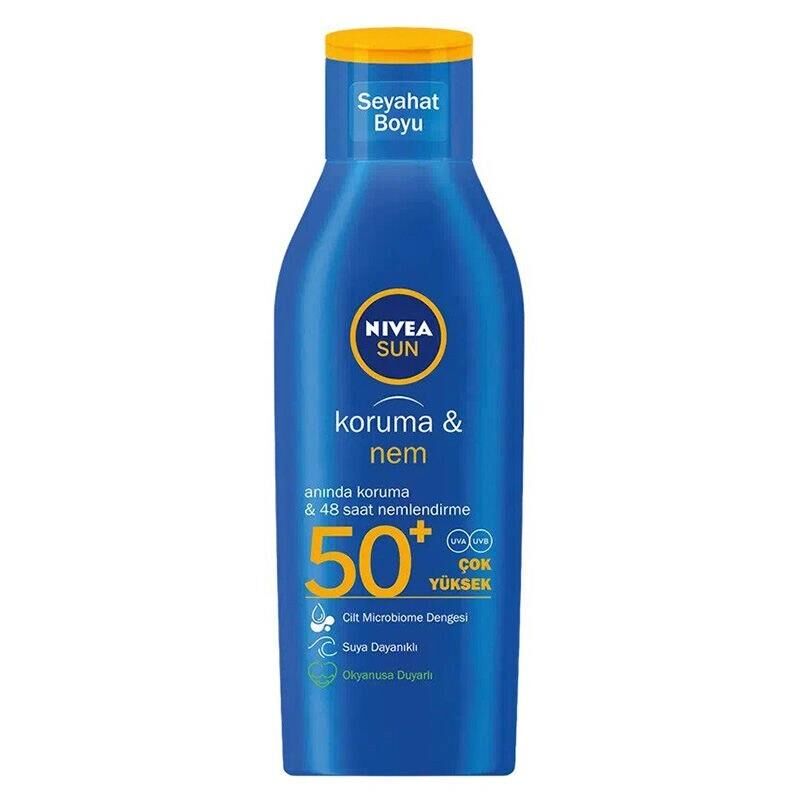 Nivea Sun Koruma ve Nem Güneş Losyonu 200 ml SPF50