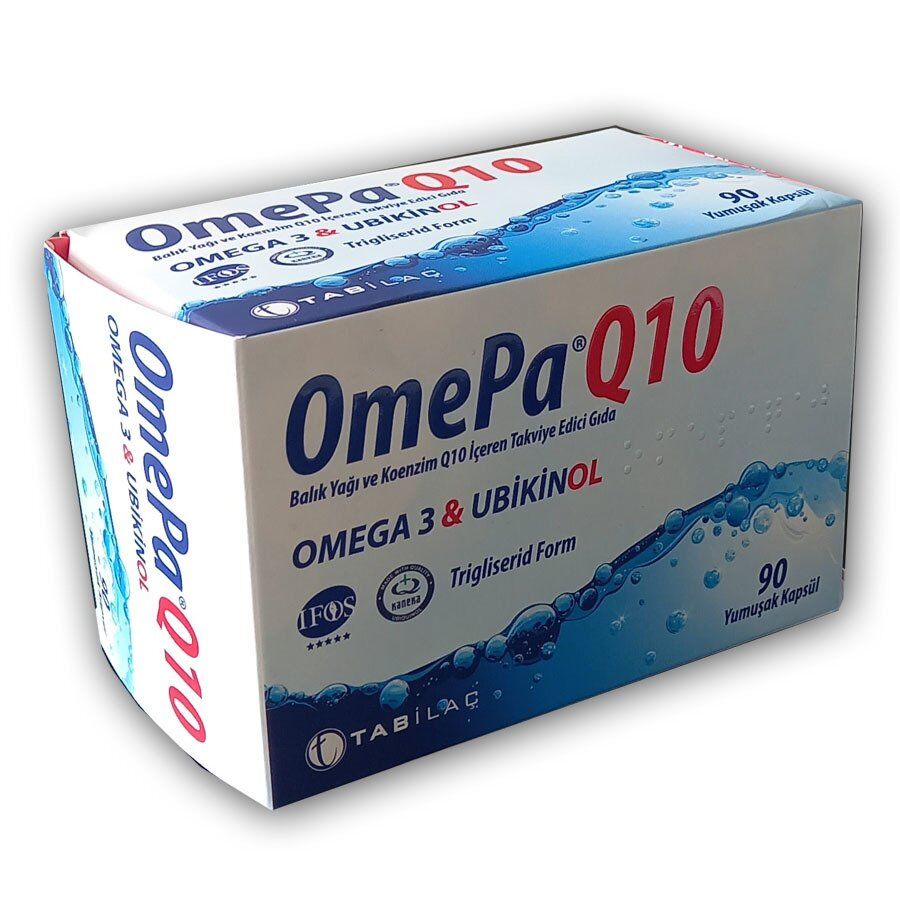 Omepa-Q10 Omega3 Ubiquinol 90 Kapsül