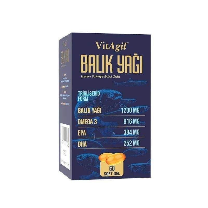 Vitagil Omega 3 1200mg 60 Softgel Kapsül