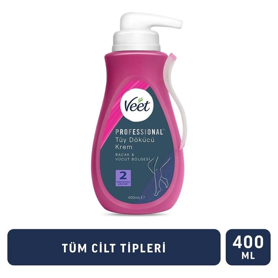 Veet Professional 400ml Tüy Dökücü Krem Pompalı