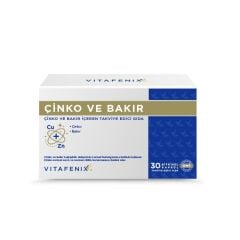 Vitafenix Çinko Bakır 30 Kapsül