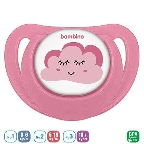 Bambino Desenli Fit Damaklı Emzik No:1