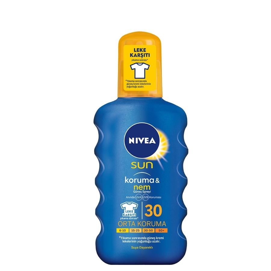 Nivea Sun Koruma Nem Güneş Spreyi SPF30 200 ml