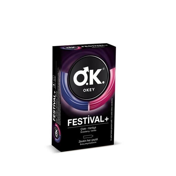 Okey Prezervatif FESTİVAL 12'li