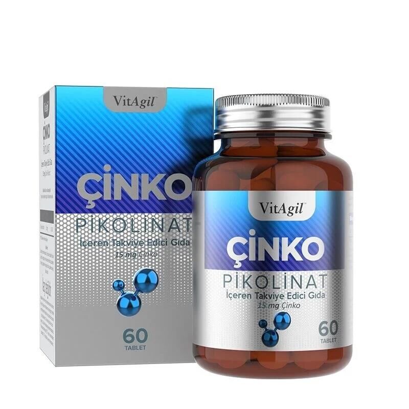 Vitagil Çinko Pikolinat 15mg 60 Tablet