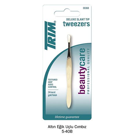 TRIM Altın Eğik Uçlu Cımbız 5-40B