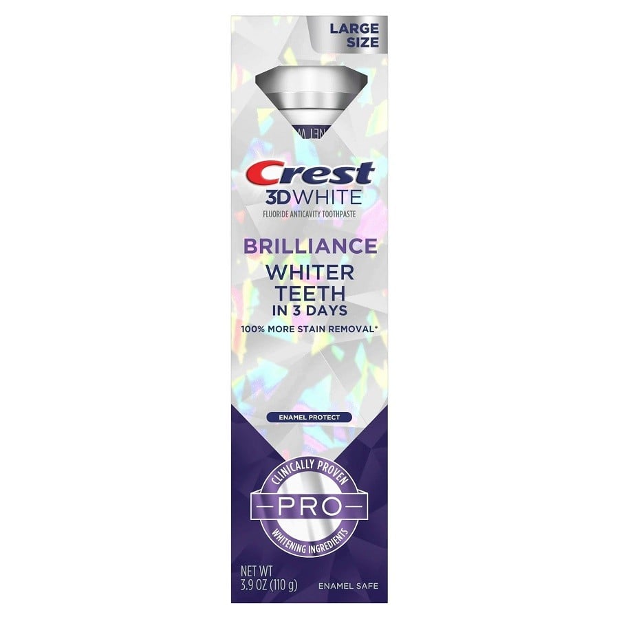 Crest 3D White Brilliance Pro Emaye Diş Beyazlatıcı Diş Macunu 110gr