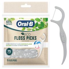 Oral-B eco Sustainable Dental Floss Picks Mint 75 Picks