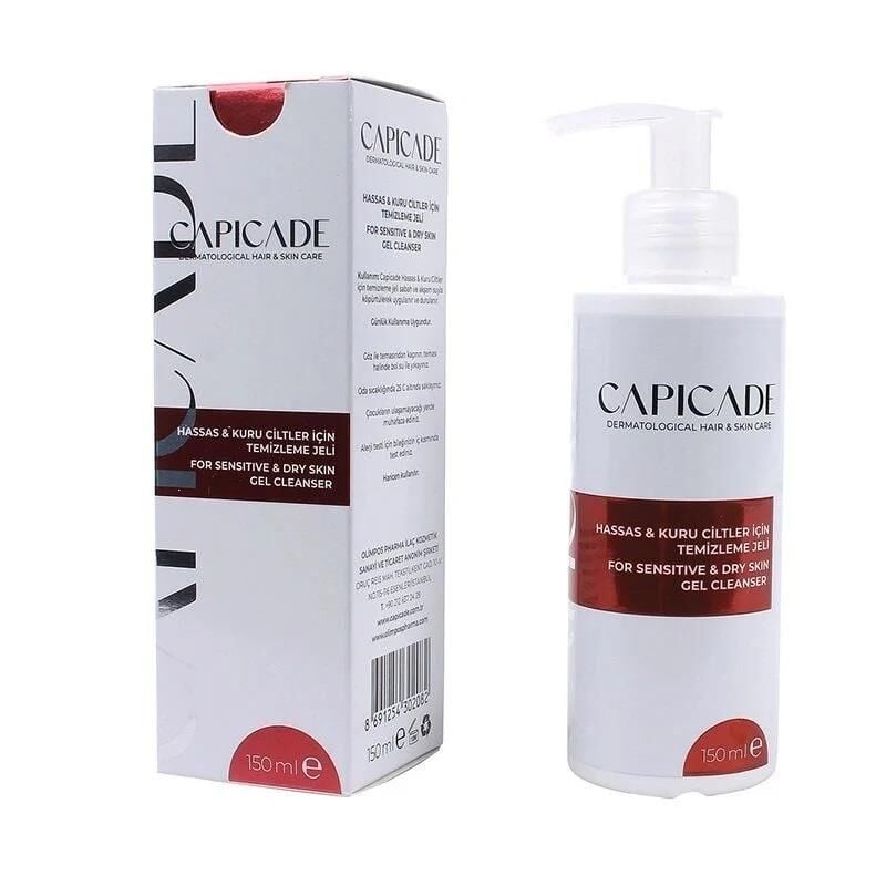 Capicade Hassas ve Kuru Ciltler İçin Temizleme Jeli 150 ml