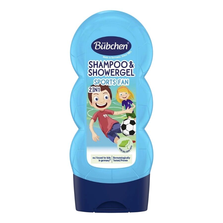 Bübchen Çocuk Şampuan Duş Jeli Sports Fan 230 ml