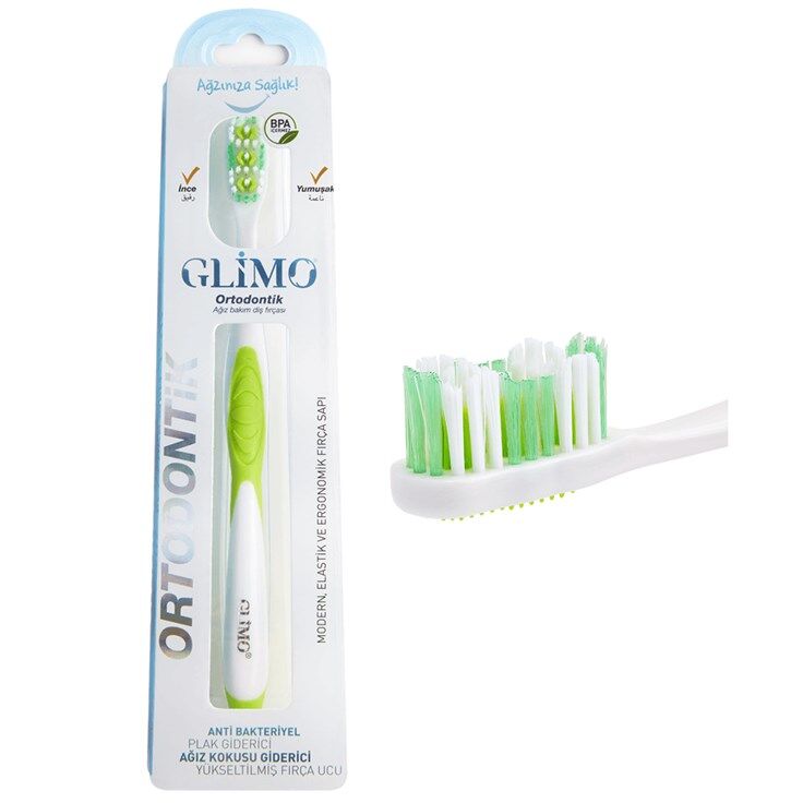 Glimo Ortodontik Ağız Bakım Diş Fırçası