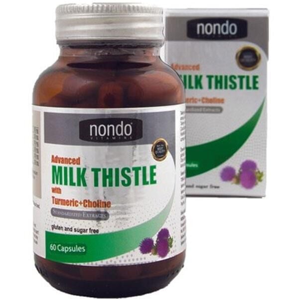 Nondo Advanced Milk Thistle With Turmeric + Choline 60 Kapsül