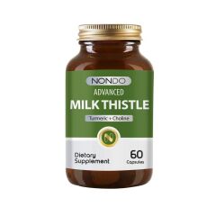 Nondo Advanced Milk Thistle With Turmeric + Choline 60 Kapsül