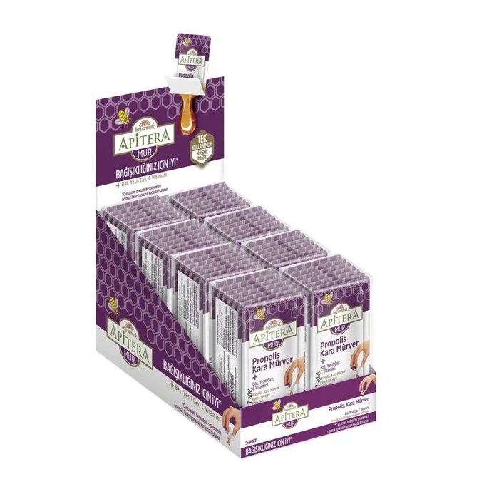 Apitera Mur 7X7 GR Saşe 8li
