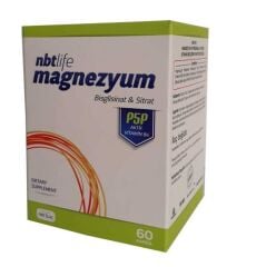 NbtLife Magnezyum P5P Vitamin B6 60 Kapsül