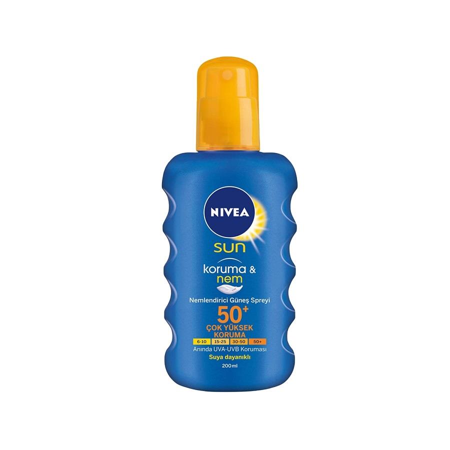 Nivea Nemlendirici Güneş Spreyi Spf50 Losyon 200 ml