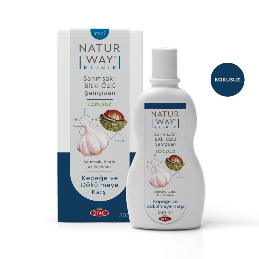 Otacı Naturway Klinik Kepek Dökülme Karşıtı Sarımsaklı Şampuan 300ml
