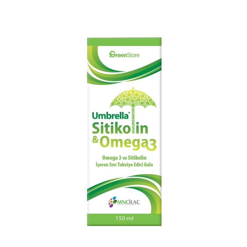 Umbrella Sitikolin Omega 3 Sıvı 150ml
