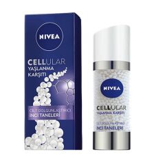 Nivea Cellular Cildi Dolduran İnci Taneleri 30 ml Yaşlanma Karşıtı Kremi