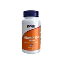 Now Vitamin D3 1000IU 180 Softgel