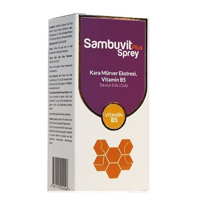 Sambuvit Plus Sprey Karamürver Ekstresi 25ml