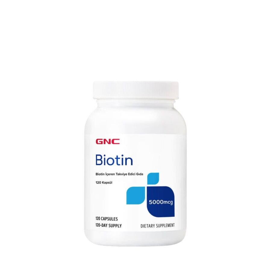 GNC Biotin-5000 120 Kapsül