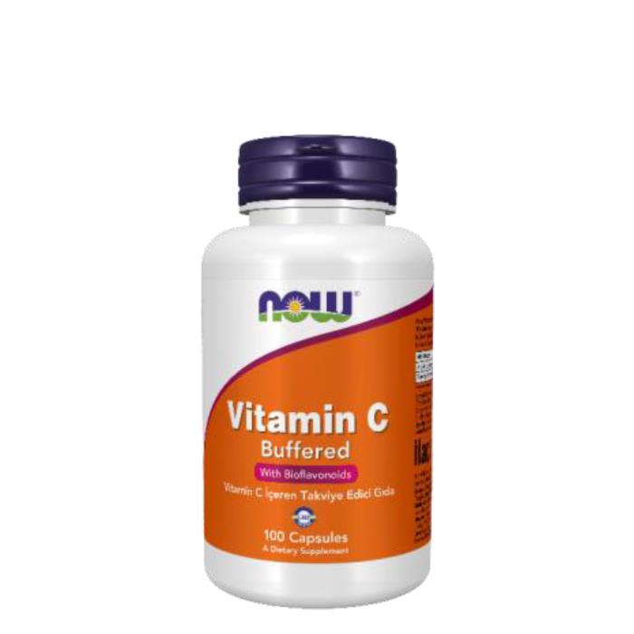Now Vitamin C Buffered 100 Kapsül