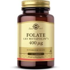 Solgar FOLATE (Metafolin) 400 MCG 100 Tablet