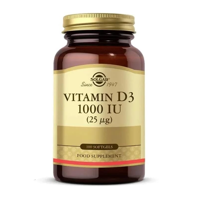 Solgar Vitamin D3 1000Iu 100 Chewable Tablet