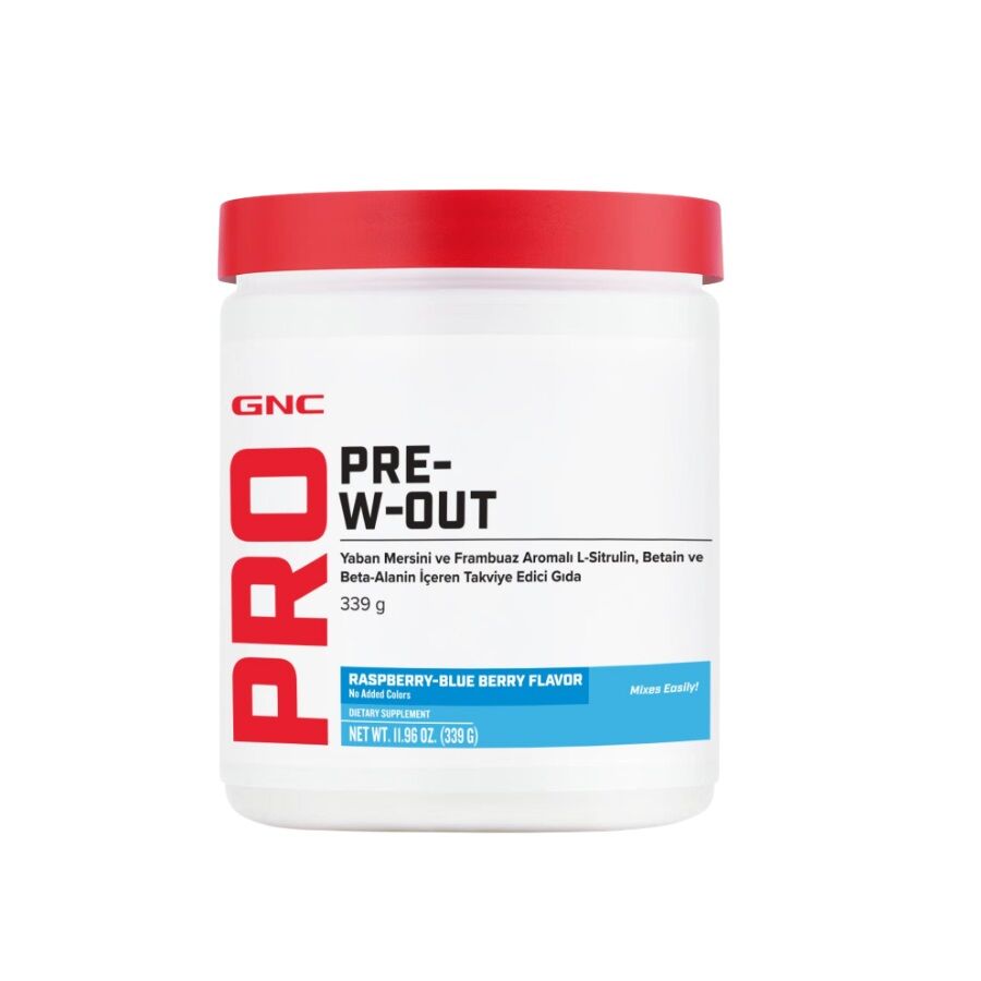 GNC Pro Pre-Workout Blue Raspberry 30 Servings 339 gr