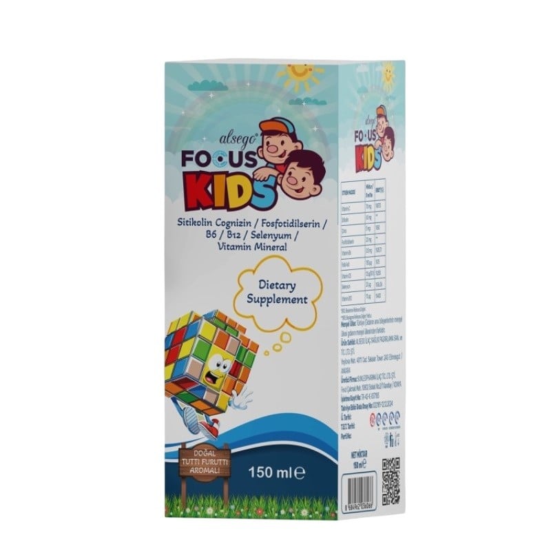 Alsego FOCUS KIDS 150 ML Sıvı