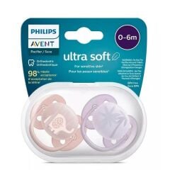 Avent SCF091/09 Ultra Soft 0-6 Ay 2'li Kız Emzik
