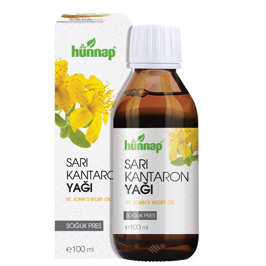 Hünnap Sarı Kantaron Yağı Soğuk Pres 100 Ml